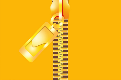 可愛卡通拉鏈壁紙