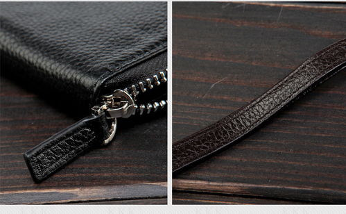 小童馬 拉鏈長(zhǎng)款男士錢包手拿包 頭層牛皮手機(jī)包 ks 014